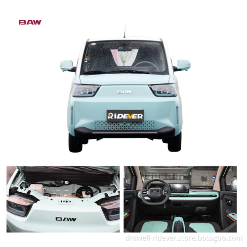 Mini Electric Car 2022 Эффективная цена Новый внешний вид уникальный цветовой дизайн 3 двери 4 места для левой руки транспортное средство